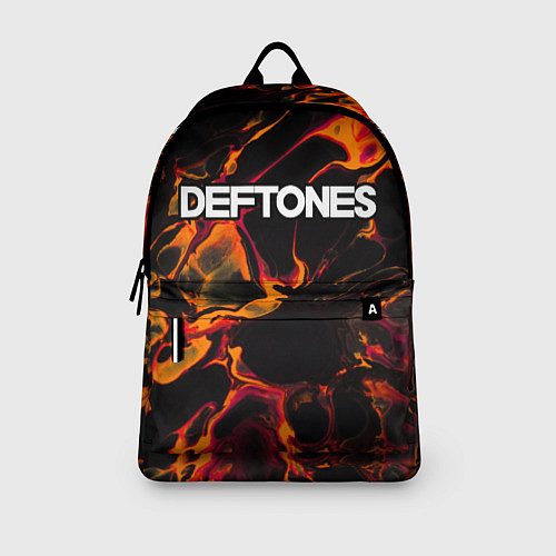 Рюкзак Deftones red lava / 3D-принт – фото 3