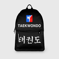 Рюкзак Way of taekwondo, цвет: 3D-принт — фото 2