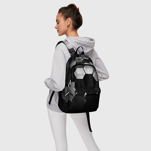 Рюкзак Нано соты шестиугольник / 3D-принт – фото 6