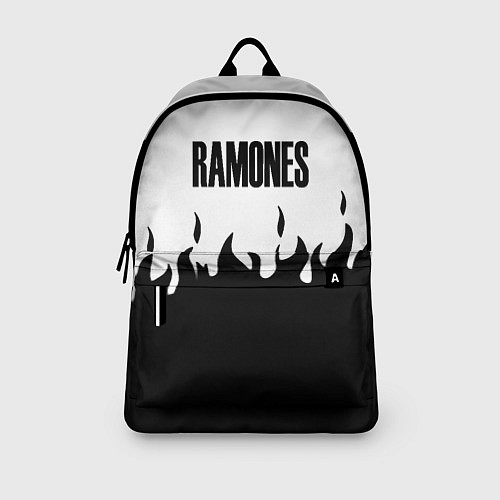 Рюкзак Ramones fire black rock / 3D-принт – фото 3