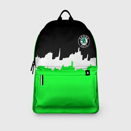 Рюкзак Skoda геометрия краски спорт / 3D-принт – фото 3