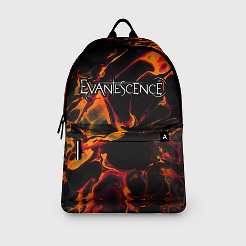 Рюкзак Evanescence red lava / 3D-принт – фото 3