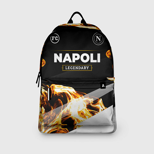 Рюкзак Napoli legendary sport fire / 3D-принт – фото 3
