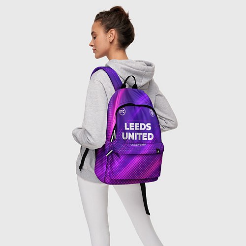 Рюкзак Leeds United legendary sport grunge / 3D-принт – фото 6