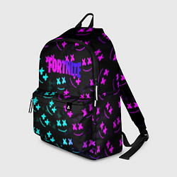 Рюкзак Fortnite x Marshmello neon pattern, цвет: 3D-принт