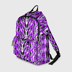 Рюкзак Фиолетовая техно броня, цвет: 3D-принт