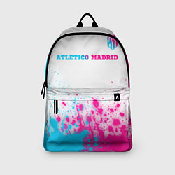 Рюкзак Atletico Madrid neon gradient style посередине, цвет: 3D-принт — фото 2