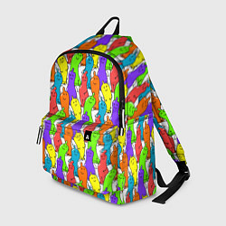 Рюкзак Весёлые цветные презервативы, цвет: 3D-принт