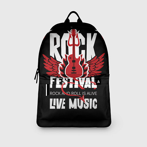 Рюкзак Rock festival - live music / 3D-принт – фото 3