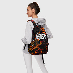 Рюкзак Slayer red lava, цвет: 3D-принт — фото 2
