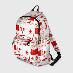Рюкзак СССР знак качества красный, цвет: 3D-принт