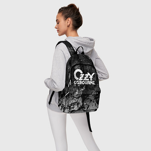Рюкзак Ozzy Osbourne black graphite / 3D-принт – фото 6