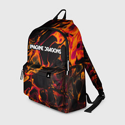Рюкзак Imagine Dragons red lava, цвет: 3D-принт