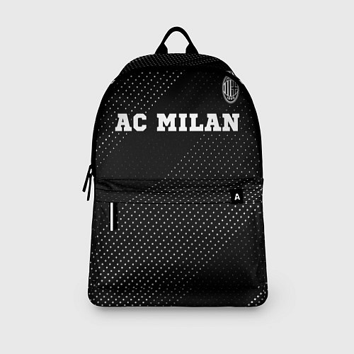 Рюкзак AC Milan sport на темном фоне посередине / 3D-принт – фото 3