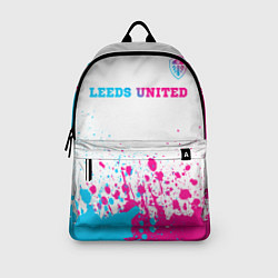 Рюкзак Leeds United neon gradient style посередине, цвет: 3D-принт — фото 2