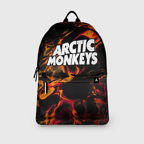 Рюкзак Arctic Monkeys red lava / 3D-принт – фото 3