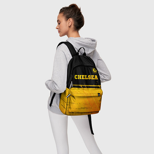 Рюкзак Chelsea - gold gradient посередине / 3D-принт – фото 6