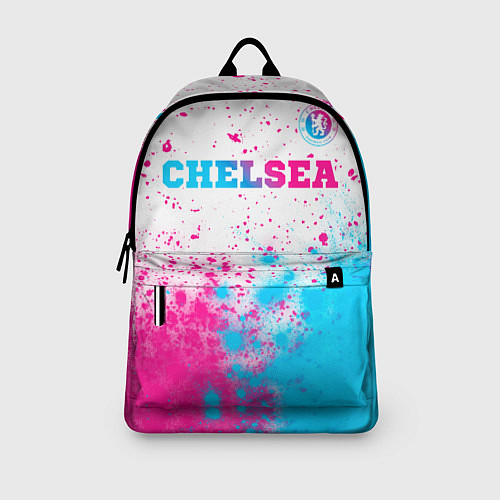 Рюкзак Chelsea neon gradient style посередине / 3D-принт – фото 3