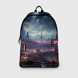Рюкзак Фантастическая планета внутри космоса, цвет: 3D-принт — фото 2