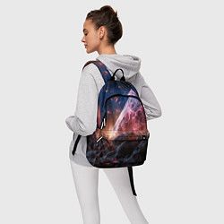 Рюкзак Абстрактная пирамида космическая, цвет: 3D-принт — фото 2