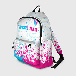 Рюкзак West Ham neon gradient style посередине