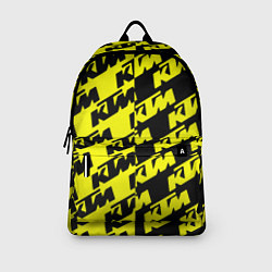 Рюкзак KTU жёлто чёрный стиль, цвет: 3D-принт — фото 2