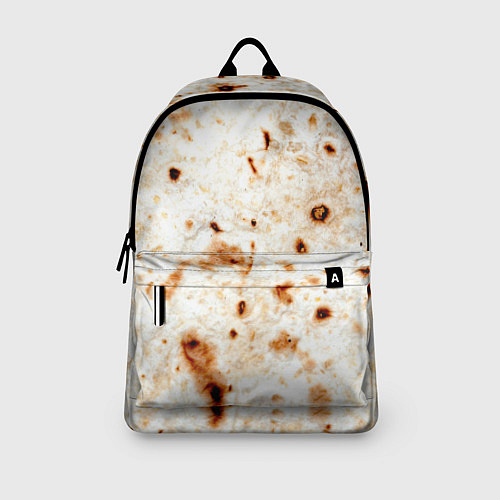 Рюкзак Текстура светлого лаваша / 3D-принт – фото 3