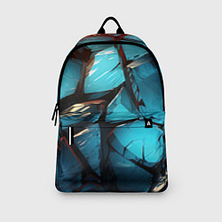 Рюкзак Синие объемные плиты, цвет: 3D-принт — фото 2