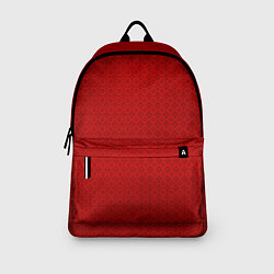 Рюкзак Узор в стиле ар-деко красного цвета, цвет: 3D-принт — фото 2