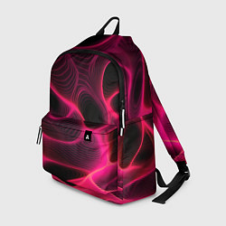 Рюкзак Неоновая яркая геометрическая абстракция со светом, цвет: 3D-принт