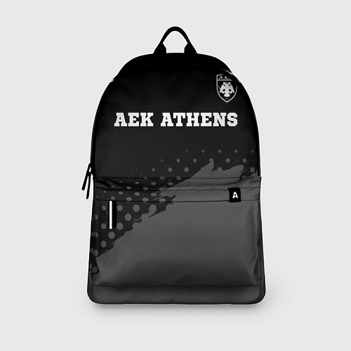 Рюкзак AEK Athens sport на темном фоне посередине / 3D-принт – фото 3