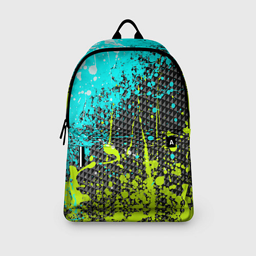 Рюкзак Брызги красок с геометрией / 3D-принт – фото 3