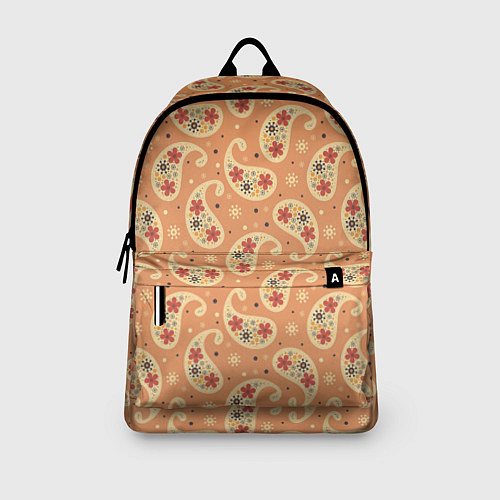 Рюкзак Цветочный пейсли / 3D-принт – фото 3