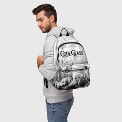 Рюкзак Code Geass white graphite, цвет: 3D-принт — фото 2