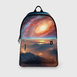 Рюкзак Разноцветная далёкая галактика - неоновое свечение, цвет: 3D-принт — фото 2