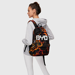 Рюкзак BYD red lava, цвет: 3D-принт — фото 2
