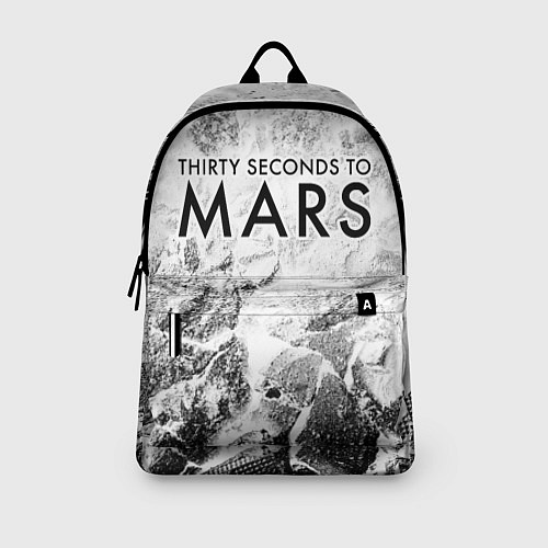 Рюкзак Thirty Seconds to Mars white graphite / 3D-принт – фото 3