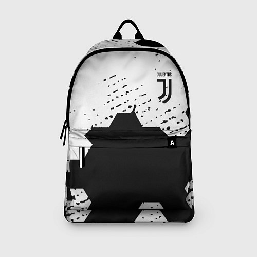 Рюкзак Juventus hexagon black sport / 3D-принт – фото 3