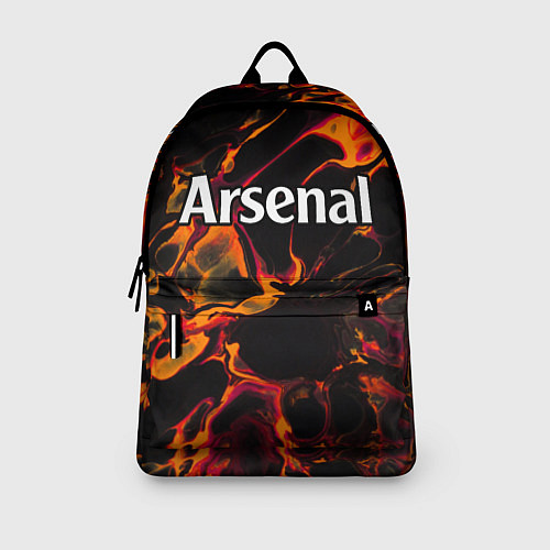 Рюкзак Arsenal red lava / 3D-принт – фото 3
