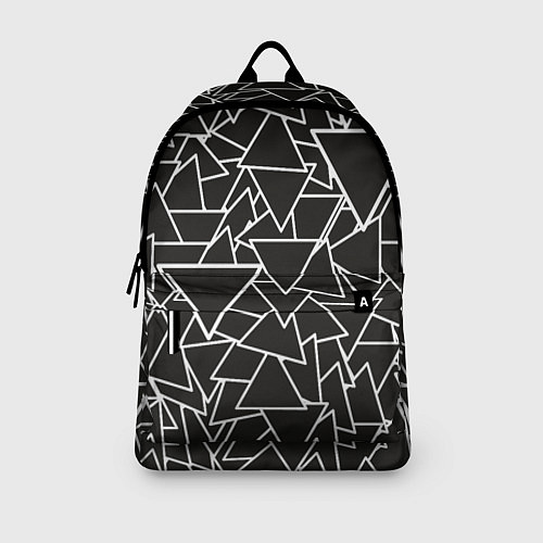Рюкзак Черный треугольник / 3D-принт – фото 3