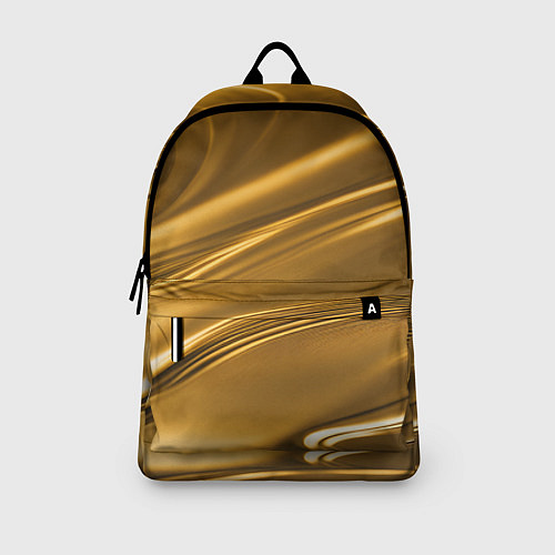 Рюкзак Золотой сплав абстрактная текстура / 3D-принт – фото 3