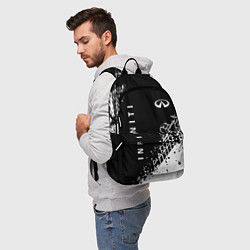 Рюкзак Инфинити: следы от шин, цвет: 3D-принт — фото 2