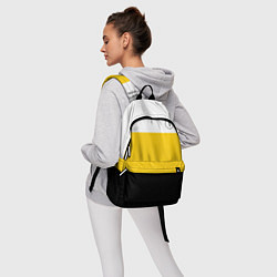 Рюкзак За веру царя Николай II крест черный, цвет: 3D-принт — фото 2