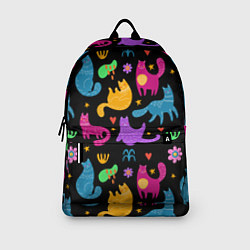 Рюкзак Паттерн разноцветных котиков, цвет: 3D-принт — фото 2