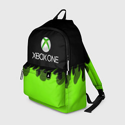 Рюкзак Xbox green fire, цвет: 3D-принт