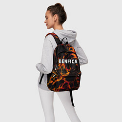 Рюкзак Benfica red lava, цвет: 3D-принт — фото 2