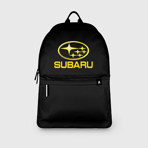 Рюкзак Subaru logo yellow / 3D-принт – фото 3
