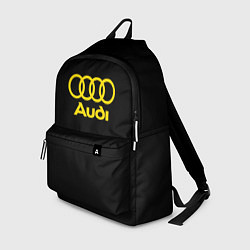 Рюкзак Audi logo yellow, цвет: 3D-принт