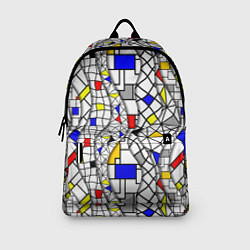 Рюкзак Абстракция цветных прямоугольников Пит Мондриан, цвет: 3D-принт — фото 2