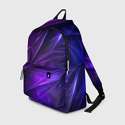 Рюкзак Фиолетовая объемная неровная текстура, цвет: 3D-принт